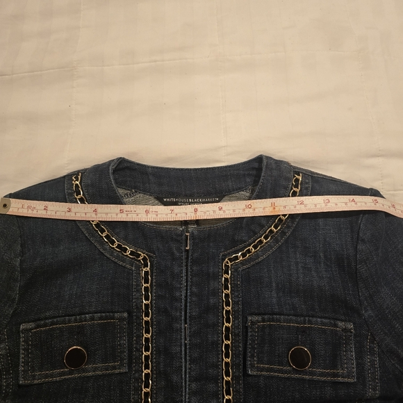 WHBM Stylist Denim Chain Jacket from White House Black Market - Picture 11 of 12